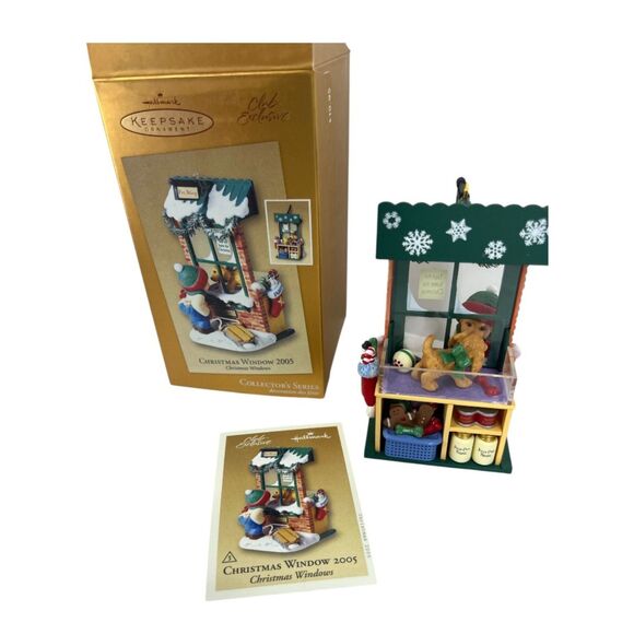 Hallmark Keepsake Ornament Set Snow Day Magic Christmas Window club exclusive - Picture 9 of 12
